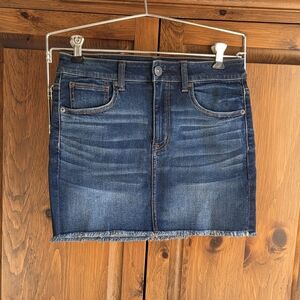 American Eagle Outfitters Dark Blue Mini Skirt